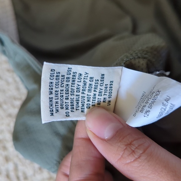 L.L Bean Green Athletic Athleisure Skirt Size 18 Regular - Picture 8 of 8